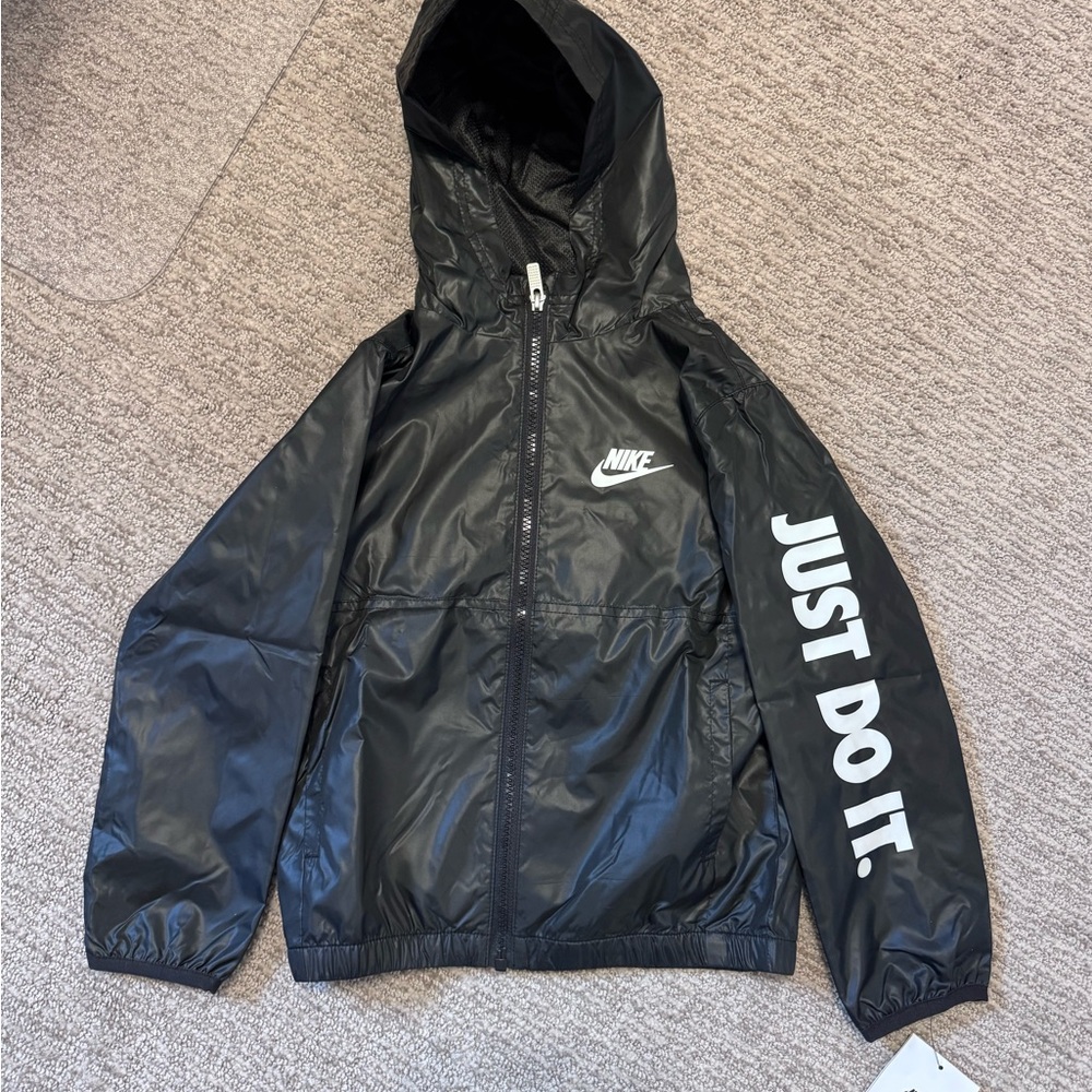 New - Nike Black Jacket with Hood